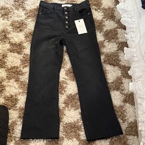 Chic Black Flare Jeans